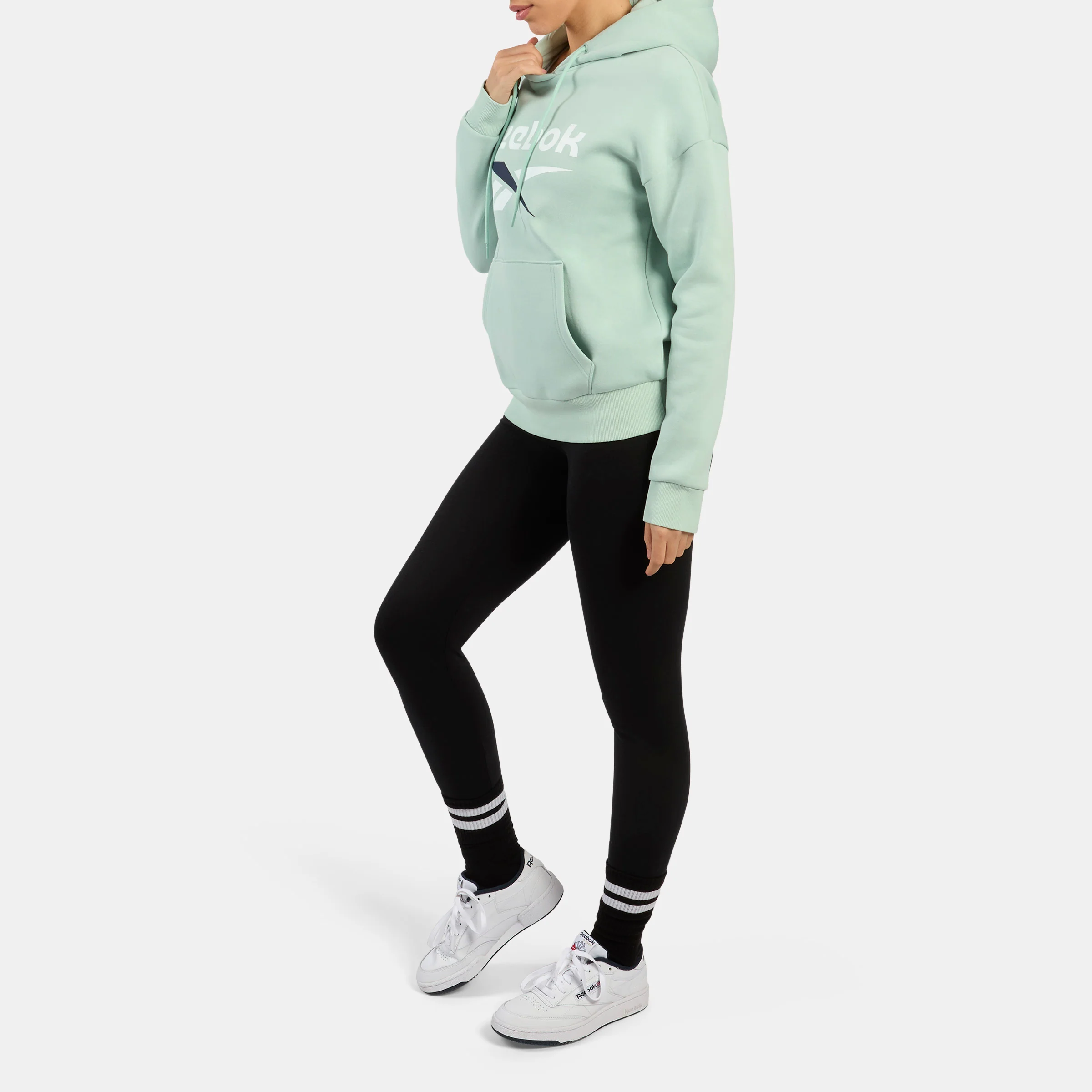 Marlowe 2 Col Logo Oversized Women's Hoodie - Image 3