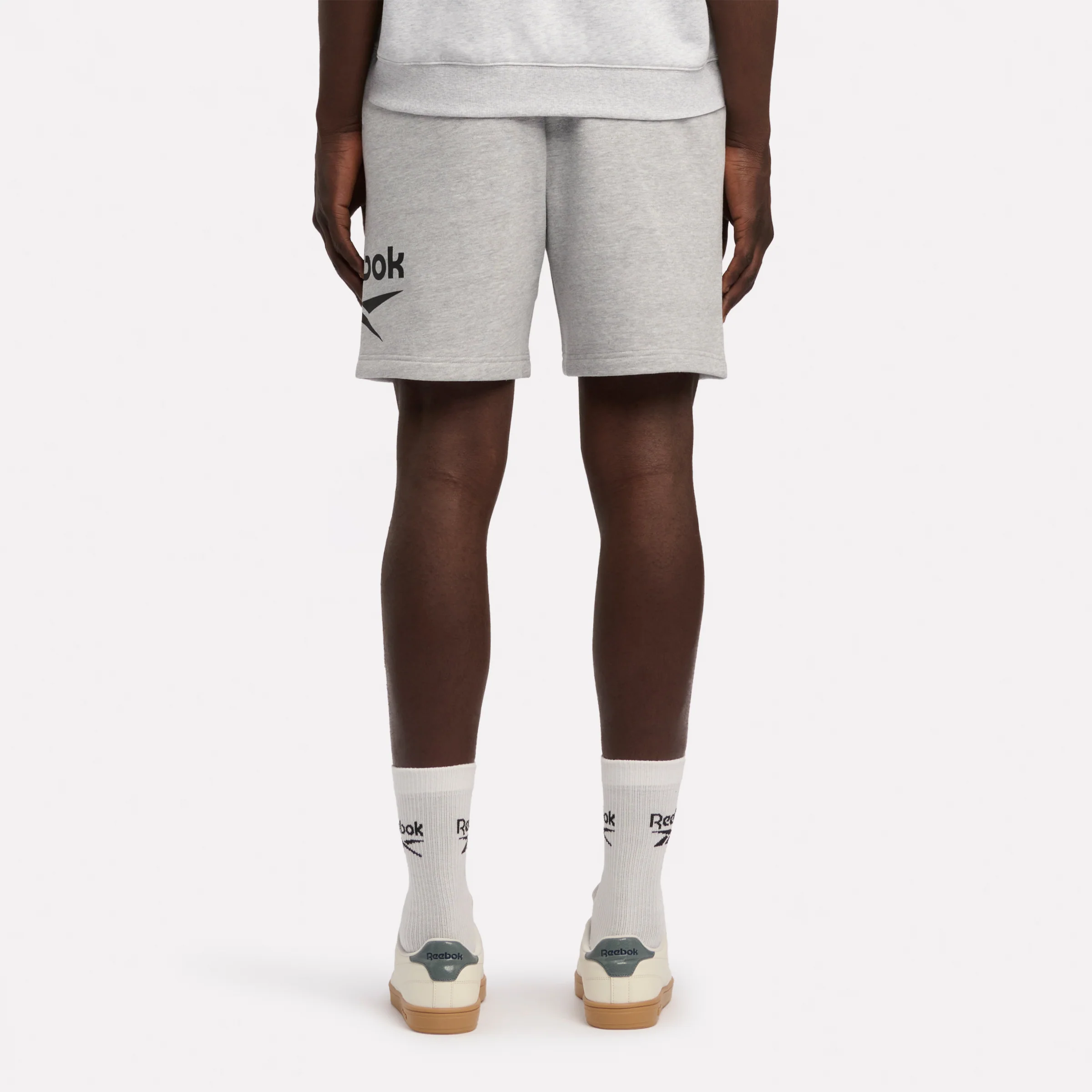 Reebok Identity 1-Color Logo Fleece Shorts - Image 3