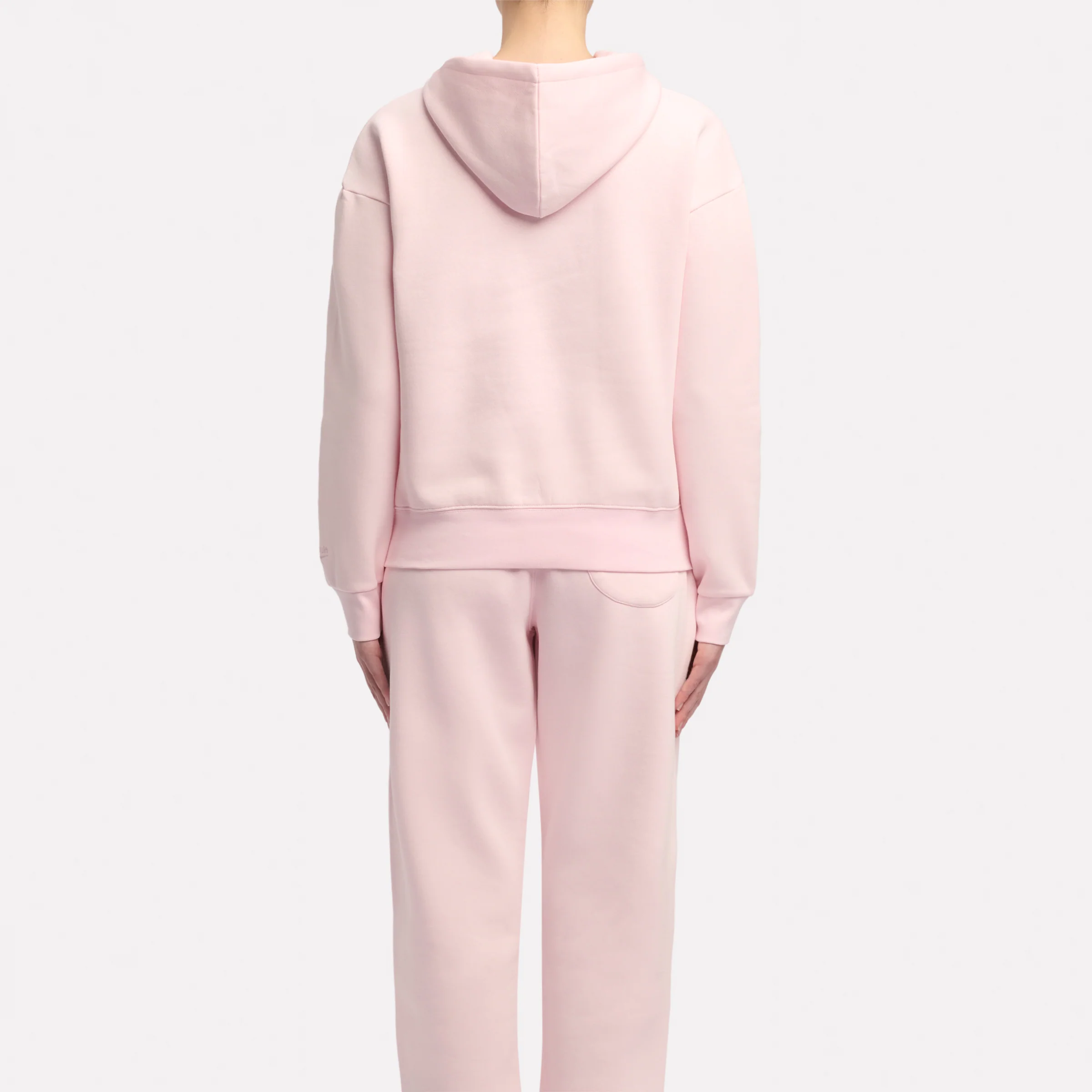 Satin Logo Fleece Hoodie - Image 3